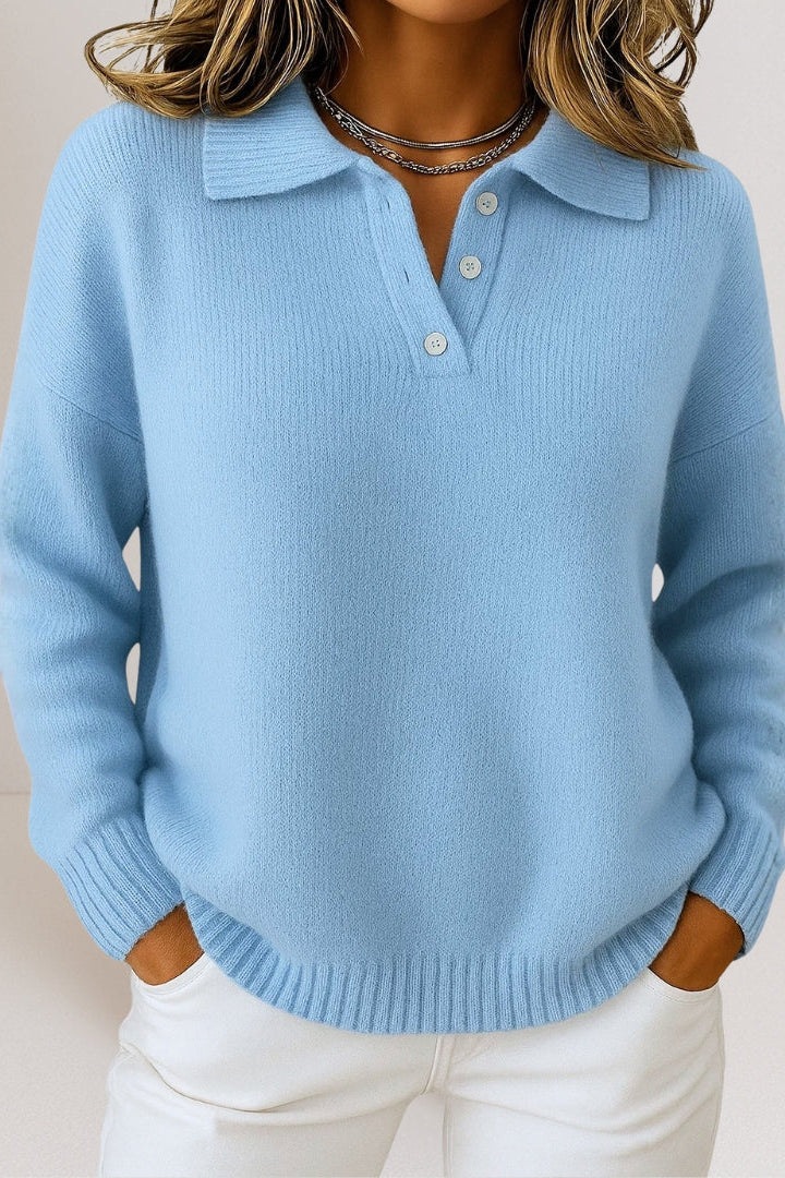 Olivia – Pull doux avec col
