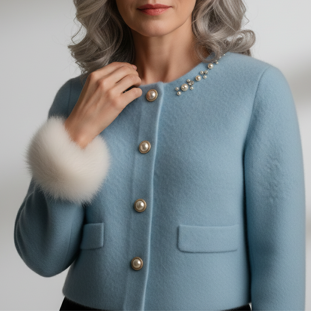 Angelina – Gilet Élégant en Cachemire