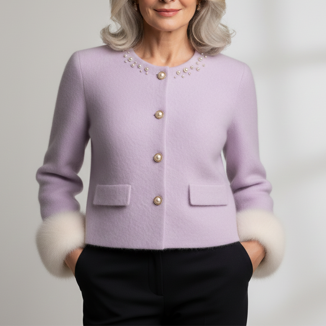 Angelina – Gilet Élégant en Cachemire