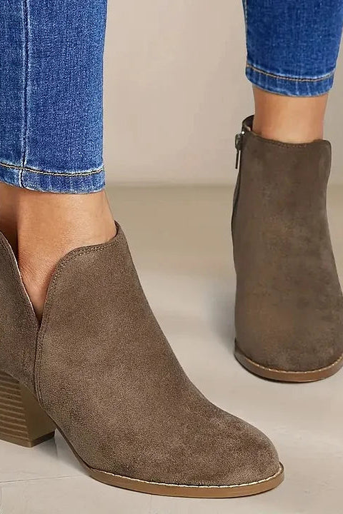 Anaïs™ | BOTTINES FEMME AVEC TALON ÉPAIS