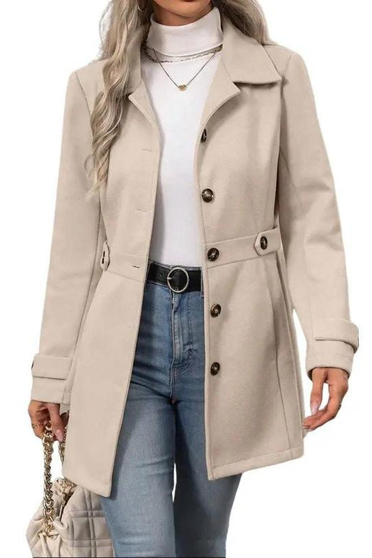 Monique – Manteau Élégant et Raffiné