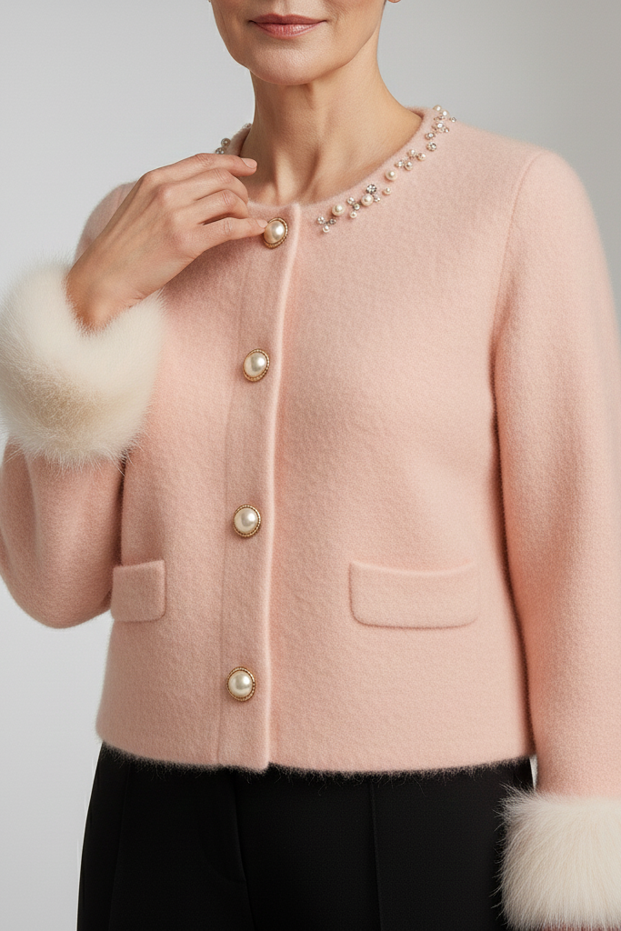 Angelina – Gilet Élégant en Cachemire