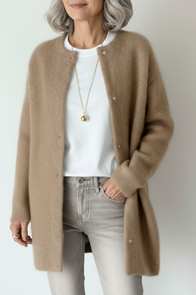 Camille – Cardigan Élégant et Doux