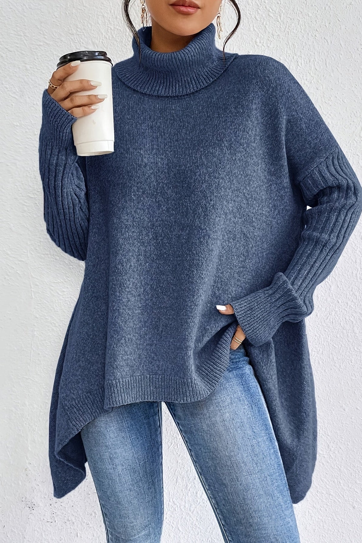 Louna – Pull Col Roulé Ample