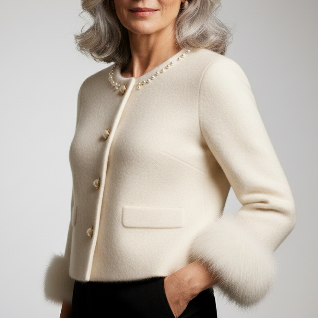 Angelina – Gilet Élégant en Cachemire