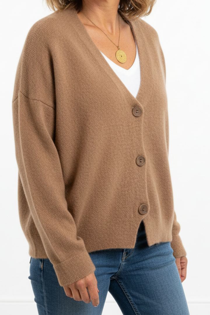 Odette – Gilet En Maille Doux