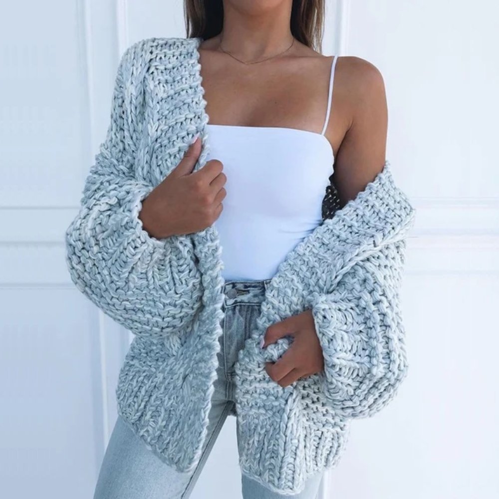 Eva – Cardigan Élégant en Laine