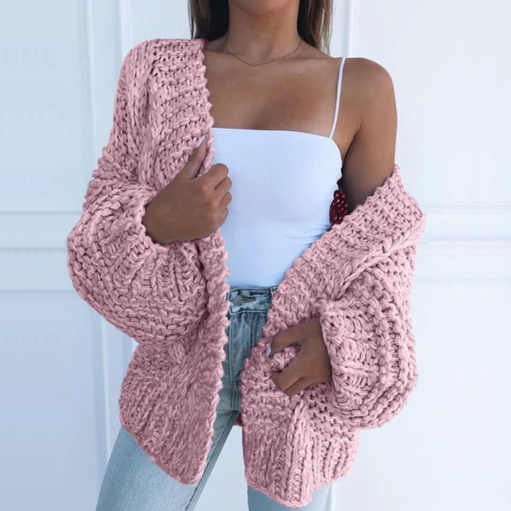 Eva – Cardigan Élégant en Laine