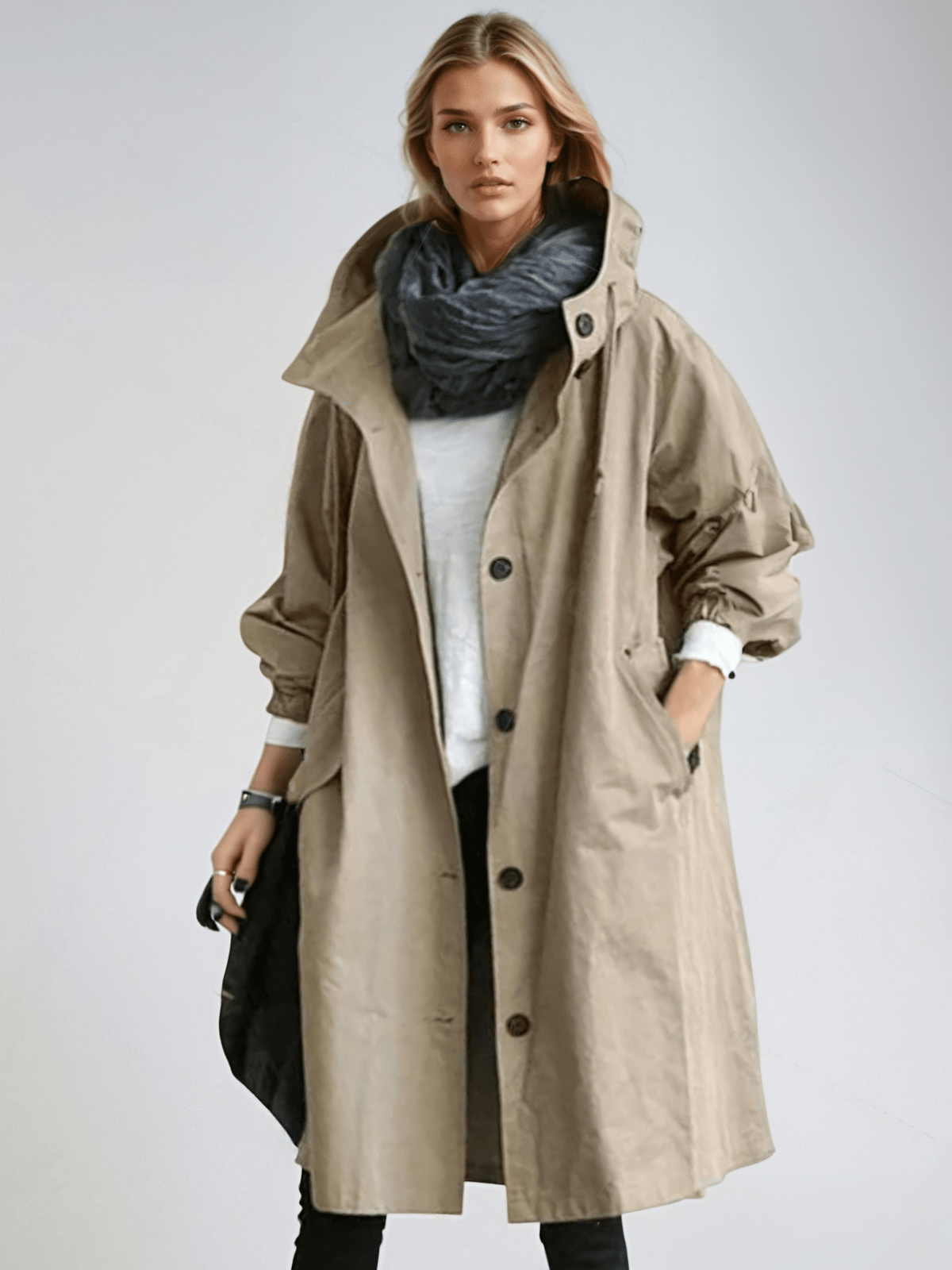 Joelle – Manteau trench imperméable élégant